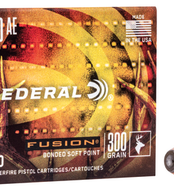 Federal Fusion Handgun 50AE 300gr Fusion Soft Point 20 Per Box
