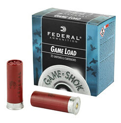 Federal Game-Shok Game Load 12 GA, 2.75", 1oz, 6 Shot, 25rd Box