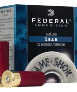 Federal Game Shok High Brass Lead 20 Ga, 2.75", 1oz, 6 Shot, 25rd Box