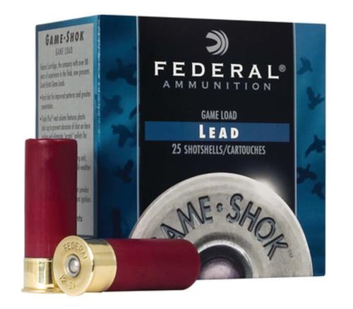Federal Game-Shok High Brass Lead 410 Ga, 3", 1 1/16 oz, 7.5 Shot, 25rd/Box