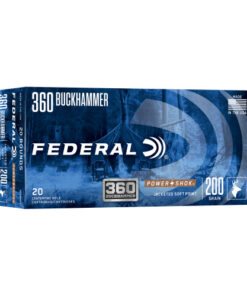 Federal Premium 360 Buckhammer, 200gr, Jacketed Soft Point, 20rd Box