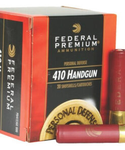 Federal Premium Personal Defense Judge .410 Ga, 2.5", 1200 FPS, 4 Pellet 000 Shot, 20rd Box