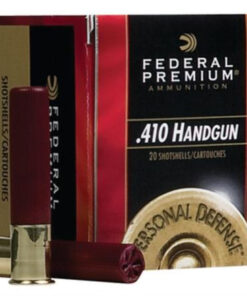 Federal Premium Personal Defense Judge .410 Ga, 3", 1100 FPS, 9 Pellet No. 4 Buck, 20rd Box