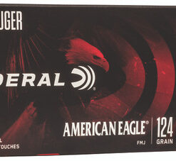 Federal Standard 9mm, Full Metal Jacket 124gr, 50rd Box