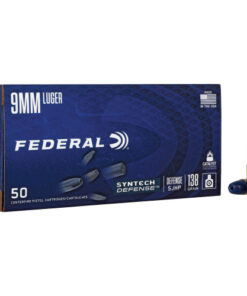 Federal Syntech Defense 9mm, 138gr, Semi Jacketed Hollow Point, 50Bx/10Cs