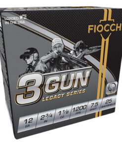 Fiocchi 3-Gun Match 12 Ga, 2.75", 1 1/8 oz, 7.5 Shot, 25rd Box