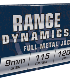 Fiocchi Range Dynamics 9mm Luger 115gr Full Metal Jacket 50 Per Box/20 Case