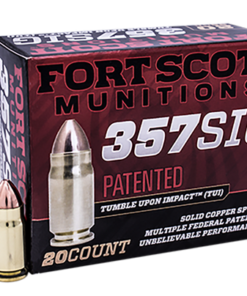 Fort Scott Self Defense 357 Sig, 95gr, Solid Copper Spun, 20rd Box