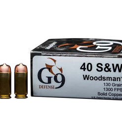 G9 Woodsman 130Gr, .40 Smith and Wesson, 20/Box