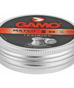 Gamo Match, Pellets, 177PEL, Flat Nose, Tin, 250/Pack
