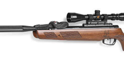 Gamo Swarm Bone Collector 22 Pellet, Checkered Beechwood, Includes 3-9x40mm Scope, 10rd