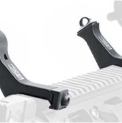 GG&G 45 Degree Transition Sights, Picatinny, Black, Lightweight, Fixed, Back-up Iron Sights