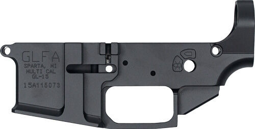 GLFA AR-15 Stripped Lower Receiver Multi Cal Black