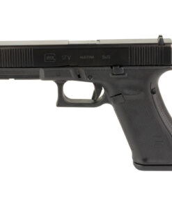 Glock 17 V (2025 Model) 9mm 4.49" Black GMB Barrel, Black Steel Serrated Slide, Black Polymer Frame w/Accessory Rail, Ambidextrous 17 Rd