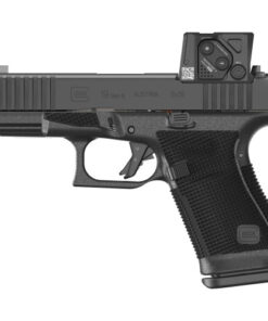Glock 19 Gen 6 Aimpoint 9mm, 4" GMB Barrel, Black, Serrated-Optic Slide, Accessory Rail, Interchangeable Backstrap Grip, Aimpoint COA, 10rd