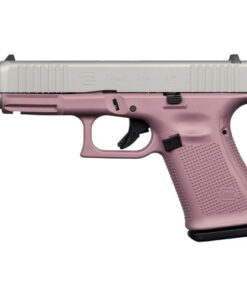 Glock 19 Gen5 9mm, 4.02" Barrel, Pink, Satin Aluminum Cerakoted Slide, 15rd