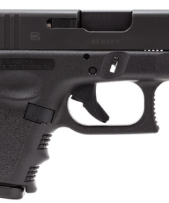 GLOCK 26V, V Series, Sub-Compact, 9mm, 3.43" Barrel, Glock Marksman Barrel, nDLC Finish, Black, No Finger Grooves, Fixed Sights, Ambidextrous Slide...