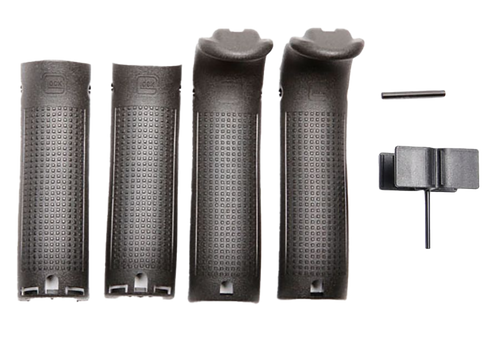 Glock 30819 Backstrap/Beavertail Set Compatible w/ Glock 20/21/40/41 Black Polymer