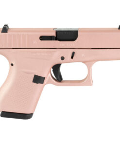 Glock 42 380 ACP, 3.25" Barrel, Rose Gold Cerakote, Fixed Sights, 6rd