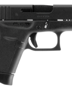 Glock 43 Rebuilt Sub-Compact, 9mm, 3.41" Barrel, Matte Finish, Black, Fixed Sights, 6 Rounds, 2 Magazines 6 Rd