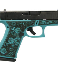 Glock 43x Custom "Tiffany & Paisley" 9mm Luger, 3.41" Barrel, 10rd