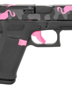 Glock 43X MOS 9mm, 3.41" Barrel, Miami Mingo, Pink Trigger, MOS Cut, 10rd