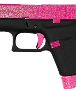 Glock 43X MOS 9mm, 3.41" Barrel, Pixie Mock Up Cerakote, Black Frame, 10rd