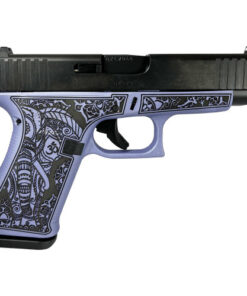 Glock 48 "Crushed Orchid Elephant Engraved" 9mm, 4.17" Barrel, 10rd