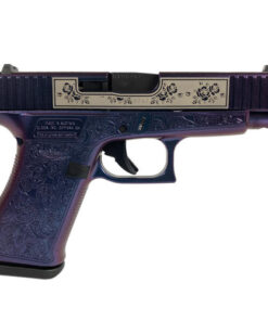 Glock 48 Gen 5 "Glock & Roses" 9mm, 4.17" Barrel, Mongoose Purple, 10rd