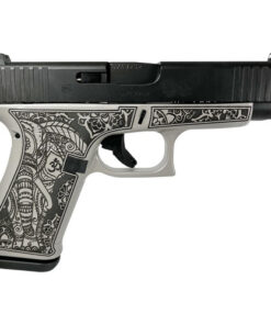 Glock 48 "Gray Steel Elephant Engraved" 9mm, 4.17" Barrel, 10rd
