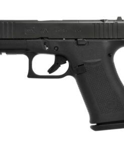 Glock G43X MOS 9mm 15rd,3.41" Black GMB Barrel, Black Steel Serrated Optic Slide, Black Polymer Frame Accessory Rail, Ambidextrous, USA Made