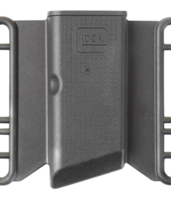 Glock Mag Pouch Outside Waistband Black Polymer, Belt Slide Mount Up To 2.25" Wide, Fits Glock 42 mags Only