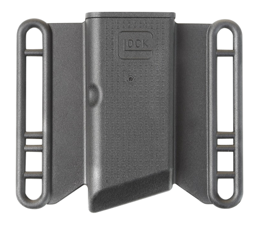 Glock Mag Pouch Outside Waistband Black Polymer, Belt Slide Mount Up To 2.25" Wide, Fits Glock 42 mags Only