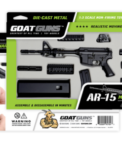 Goat Guns AR15, Black, 1:3 Scale Die Cast Metal