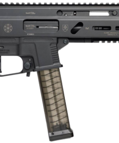 Grand Power Stribog SP10A3 10mm, 8" Threaded Barrel, Non-Reciprocating Charging Handle, M-Lok Rail, Matte Black, Case, 3x20rd