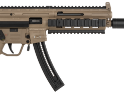 GSG GSG-16 22 LR, 16.25" Barrel, Tan Metal, Black Stock, 22rd