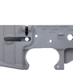 H&R XM607 Carbine Lower Receiver, Gray, 5.56 MM AR-15, BLEM