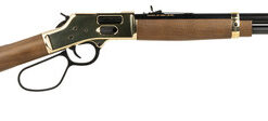 Henry Big Boy Side Gate 357 Magnum/38 Special, 16.5" Barrel, American Walnut Furniture, Brass Rec, 7rd