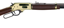 Henry Brass 30-30, 20" Octagon Blued Barrel, Side Gate, Large Loop, Walnut Stock, 5rd