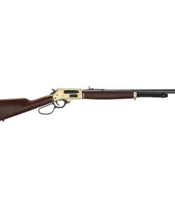 Henry Brass 45-70, 22" Blued Octagon Barrel, Side Gate, American Walnut, 4rd