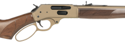 Henry H09 Explorer 30-30 Winchester, 16.5" Threaded Barrel, Cerakote Burnt Bronze, American Walnut, Checkered, Adj Semi-Buckhorn Rear, Diamond...