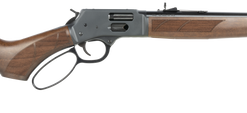 Henry H12 Protector Carbine 357 Magnum/.38 Special, 16.5" Threaded Barrel, Blued, American Walnut, Checkered, Adj Semi-Buckhorn Diamond Insert,...
