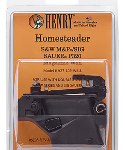 Henry Homesteader Magazine Well, Sig P320,Smith Wesson M&P Mags, Matte, Black
