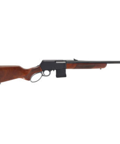 Henry Supreme 300 Blackout, 16.5" Threaded Barrel, Walnut Furniture, Black Rec, 10rd