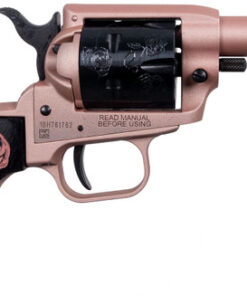 Heritage Barkeep 22 LR, 2" Barrel, Rose Gold Frame, Engraved Cylinder, Rose Engraved Grip, 6rd