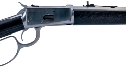 Heritage R92 Ranch Hand 357 Magnum/38 Special +P, 12" Barrel, Stainless Steel Rec, Black Wood Furniture, 6rd