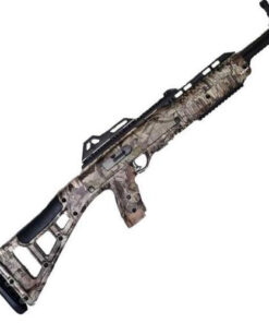 Hi-Point Firearms Carbine, 9mm, 16.5" Barrel, Threaded 1/2X28, Woodland Camo, Adjustable Sights, Target Stock, 10rd, 1 Magazine