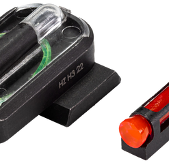 Hi-Viz FASTDOT H3, Fits Canik Mete, Tritium/Fiber Optic Night Sights, Red Front With Green Rear