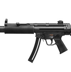 HK MP5-SD Full Size 22 LR 10+1 16.10" Black Steel Barrel. Black Retractable Black Polymer Stock & Grips