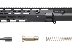 HK MR762 A4 Upper Receiver, 308 Winchester/762NATO, 13" Barrel, Threaded 5/8X24, M-Lok Handguard, Anodized Finish, Black, Adjustable Gas Block,...